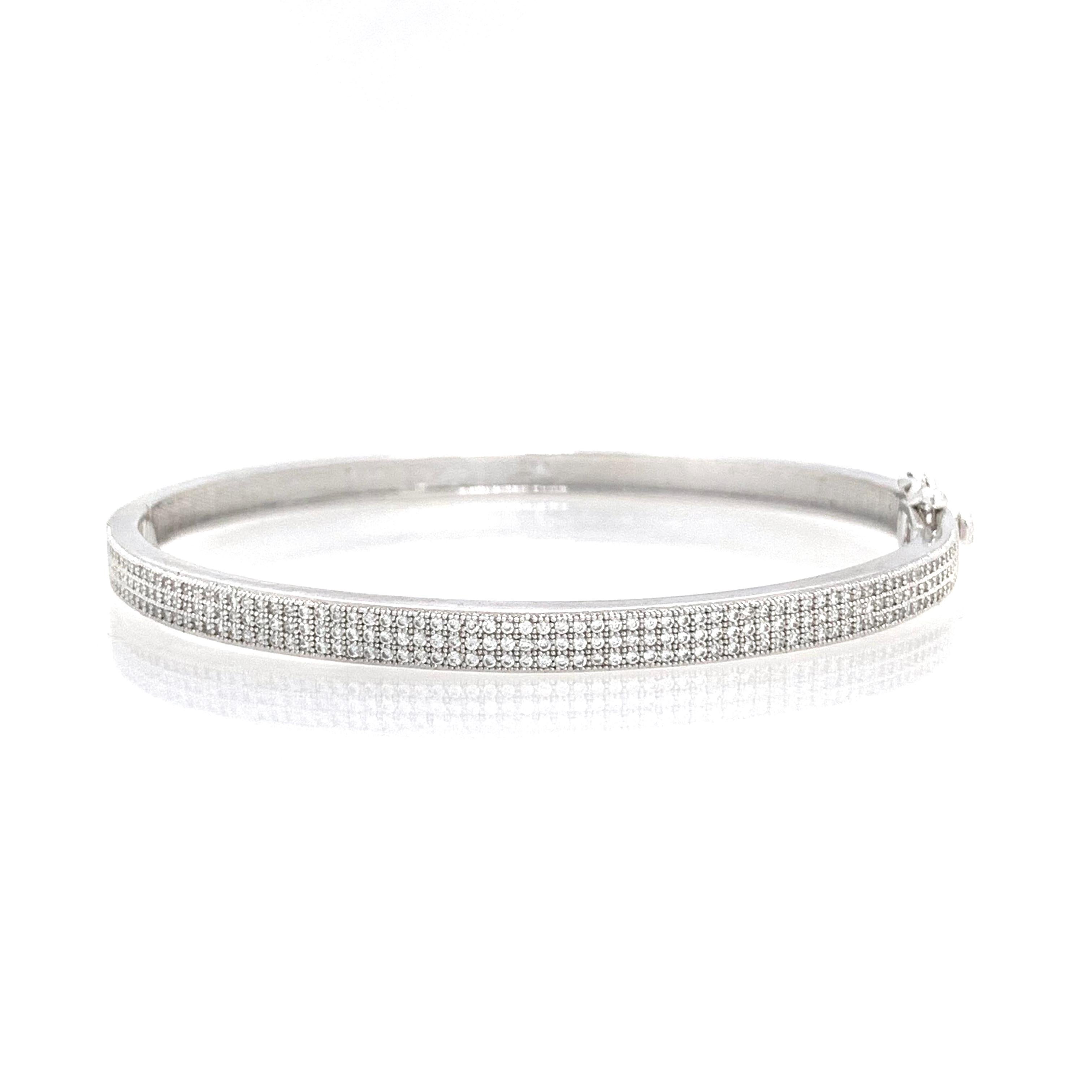 fake diamond cuff bracelet