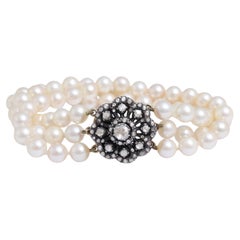 Bracelets perles d'or