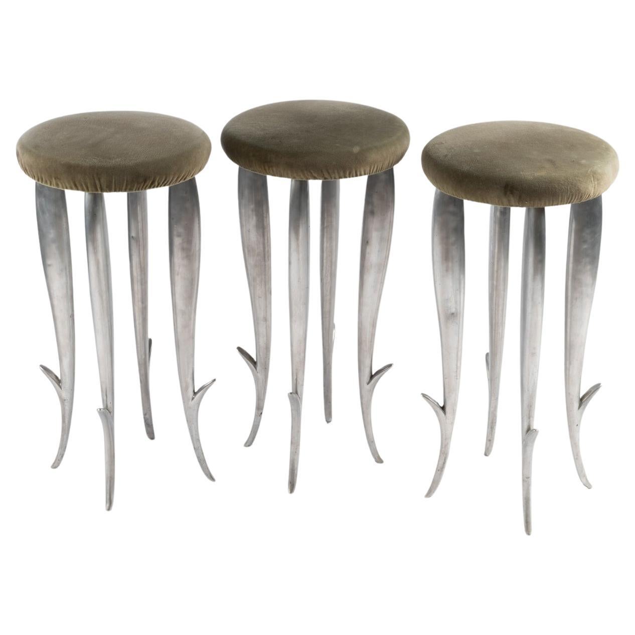 3 Royalton Stools by Philippe Starck for XO France, 1984 For Sale