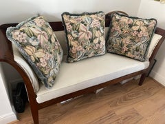 3 S Brocade Tapestry Pillows with Fringes