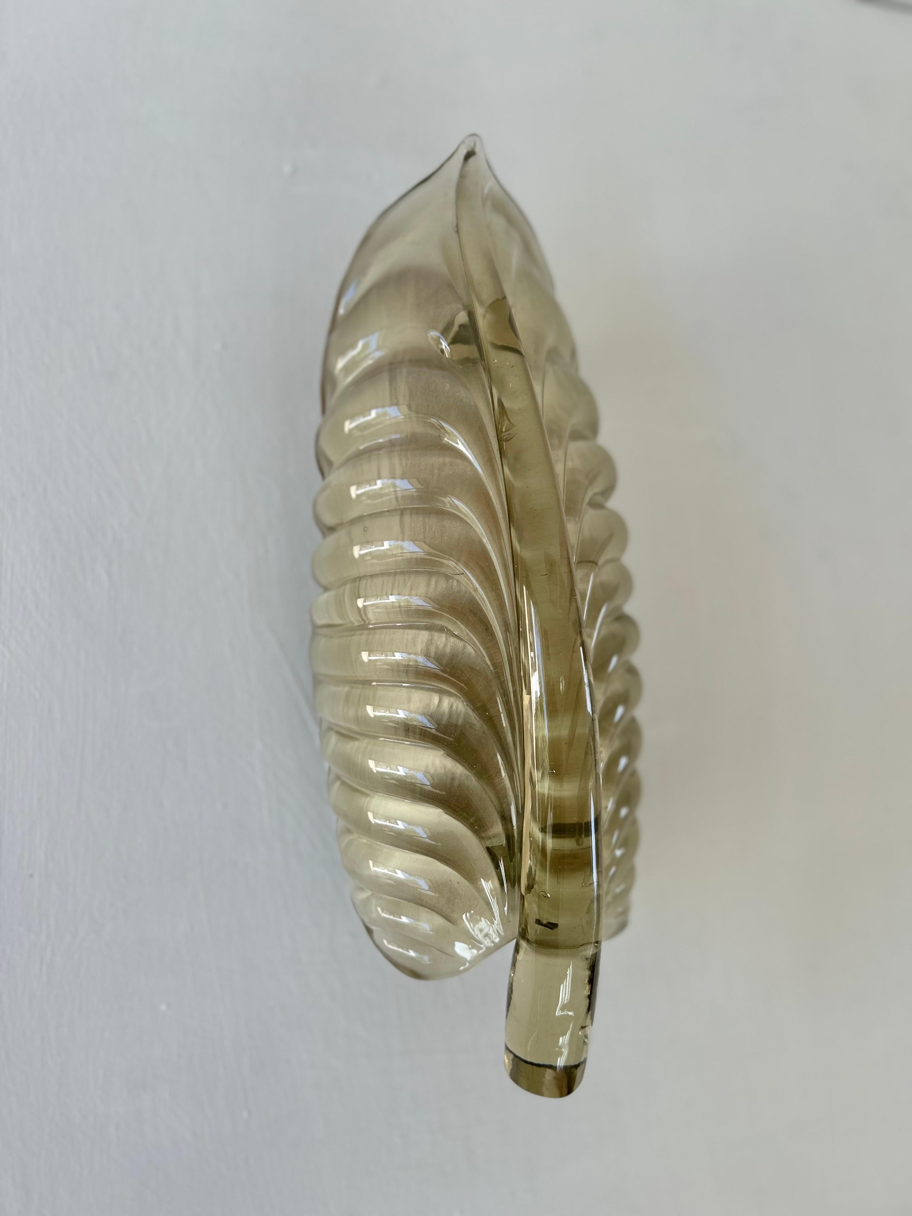 3 Apliques de Cristal de Murano, Attr. a Venini, Italia circa 1930 Italiano en venta