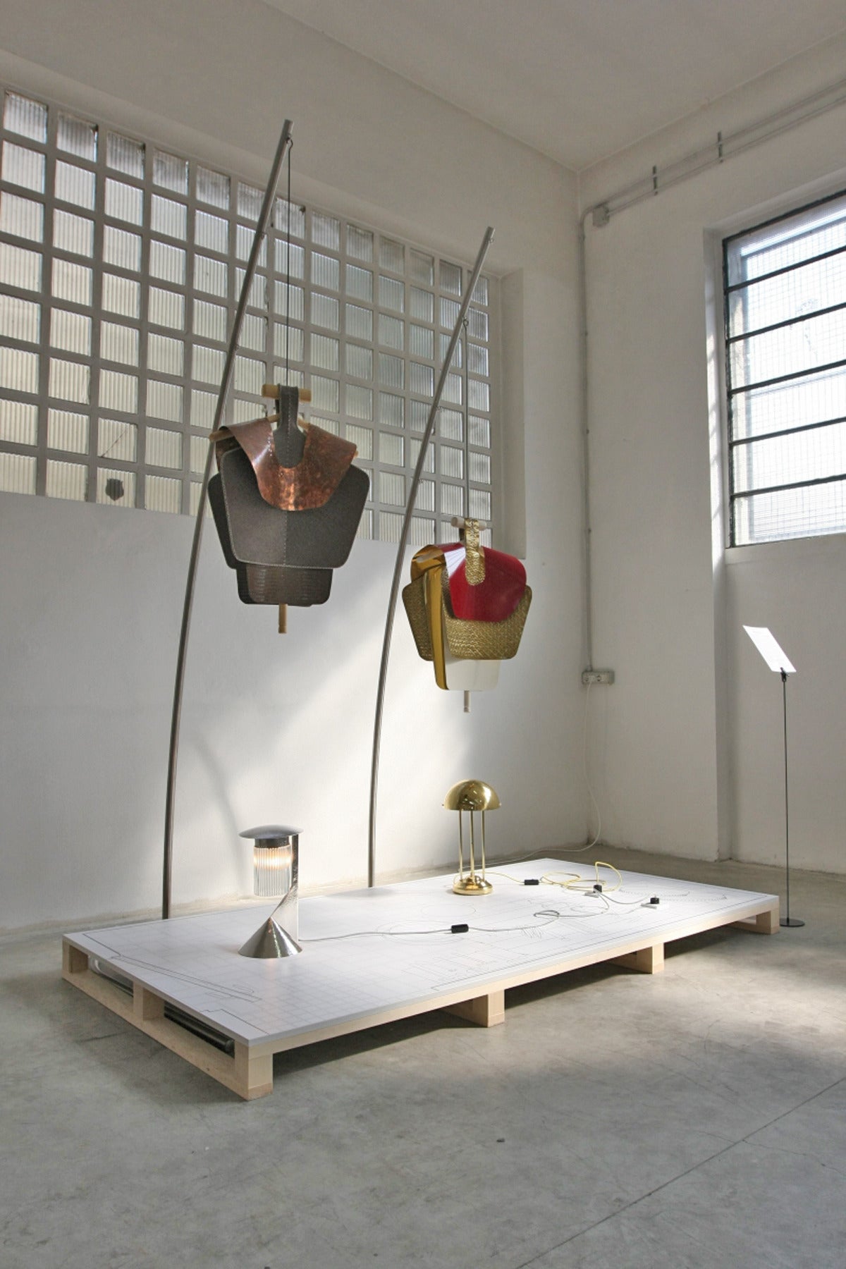 Modern 3 Sculptures of LucidiPevere for the Vienna Design Week 2011 Made by Woka Vienna For Sale
