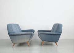 3-Seat Sofa Model "830" Design Gianfranco Frattini, Cassina, 1950s