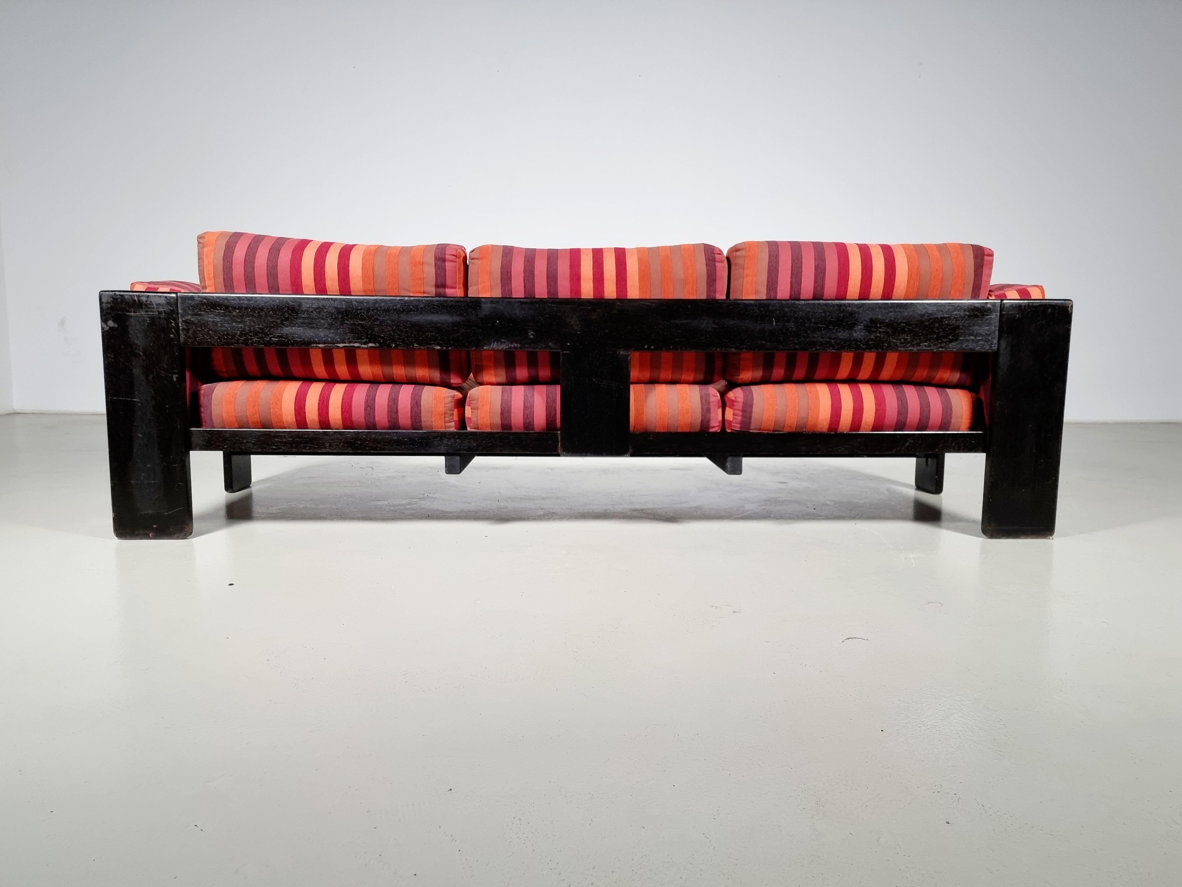 Mid-20th Century 3-Seater Bastiano Sofa by Afra & Tobia Scarpa for Knoll International, 1960s For Sale
