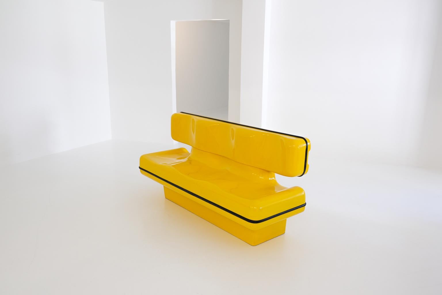 3-Sitzer-Bank von Dominque Prevot & Jean-Luch Favriau für Édition France Design im Angebot 4