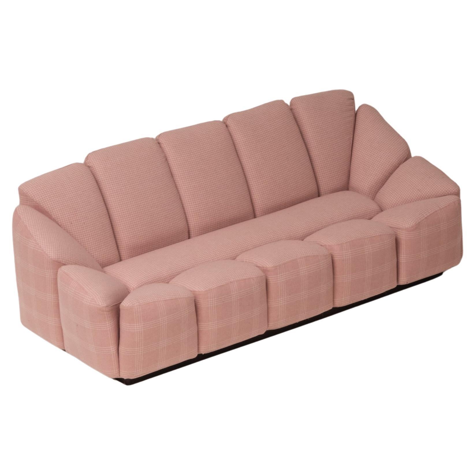 3 seater 
blumen
 sofa by Henning Korch for Swan Italia, 1970 For Sale