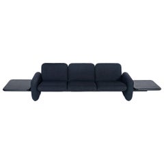 3 Seater Chiclet Sofa with Side Tables