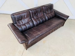 3-Seat Leather Sofa by De Sede, Switzerland