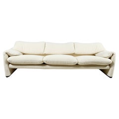 3-Seater Maralunga Sofa by Vico Magistretti for Cassina, 1970s