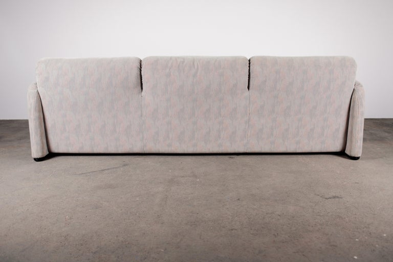 3-Seater Maralunga Sofa by Vico Magistretti for Cassina For Sale 1