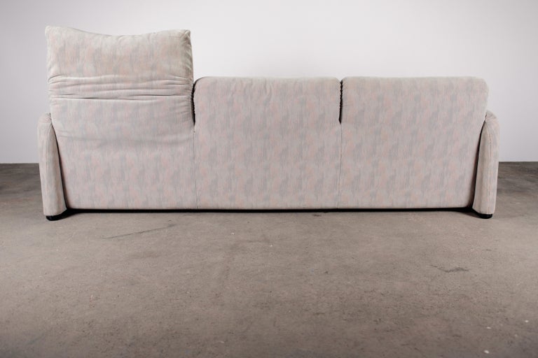 3-Seater Maralunga Sofa by Vico Magistretti for Cassina For Sale 2