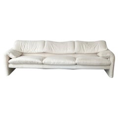 3-seater Maralunga sofa by Vico Magistretti for Cassina Italy 1973