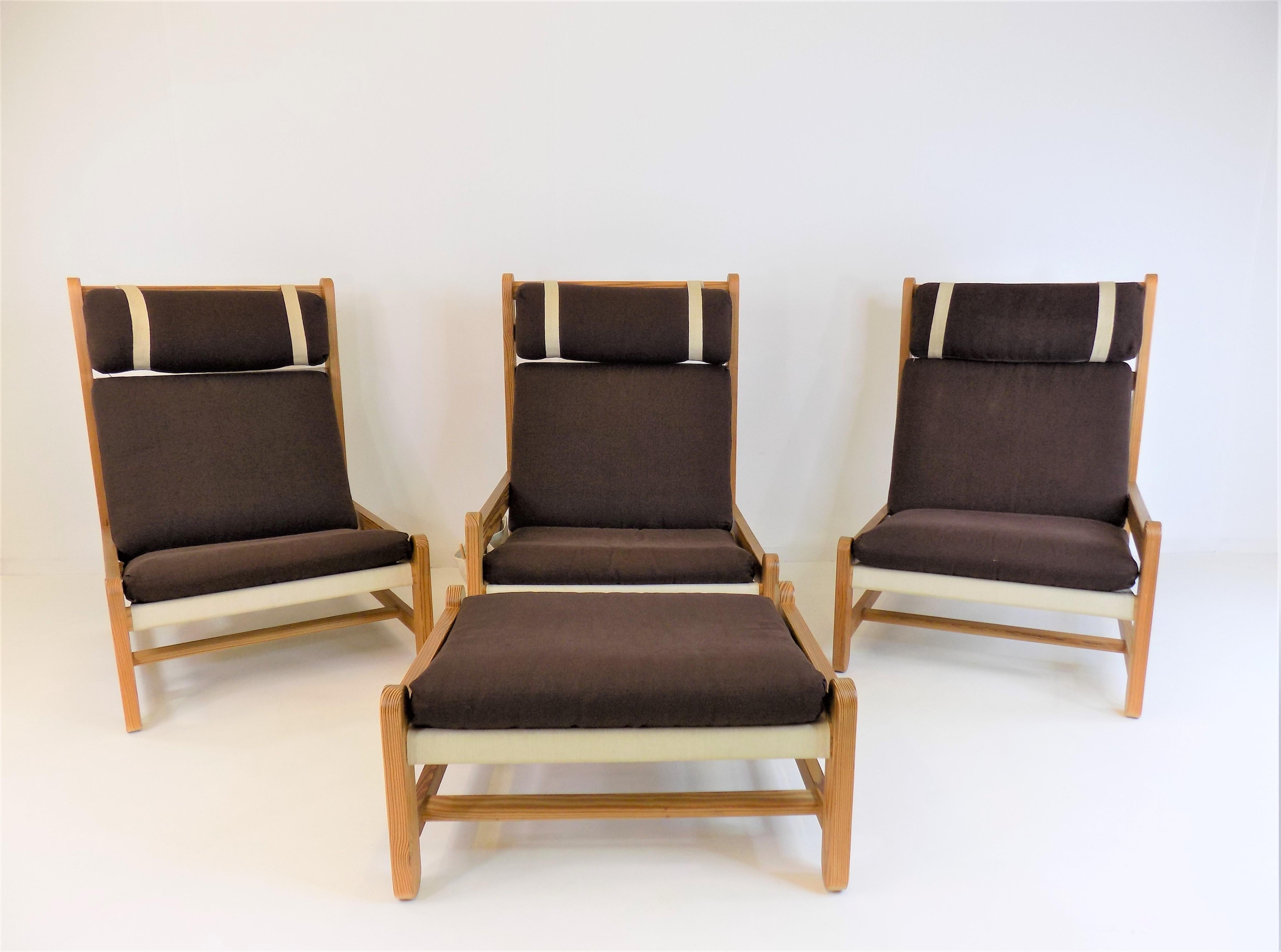 3 seater modular sofa by Peter Ole Schionning for Niels Eilersen For Sale 4