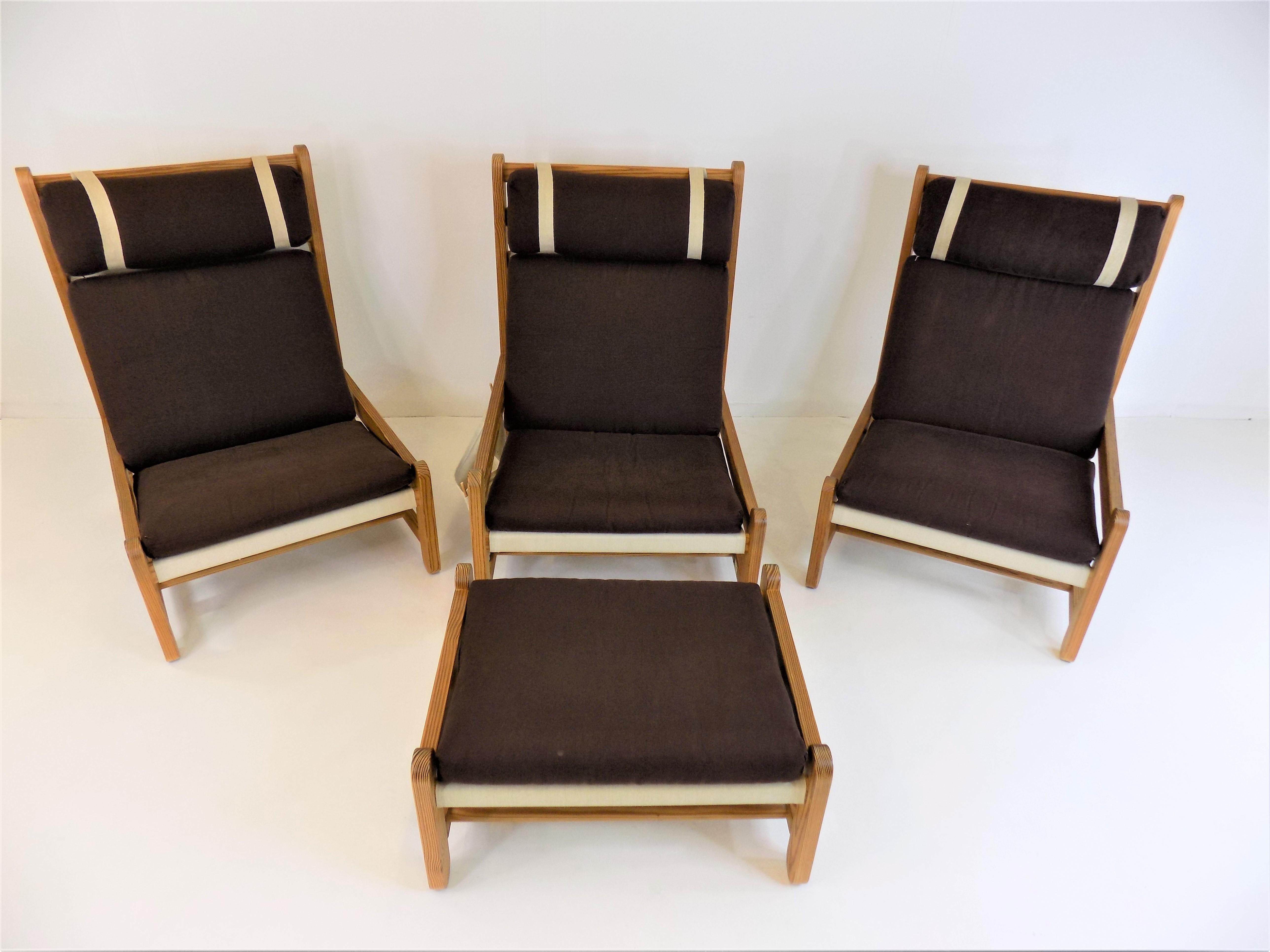 Modulares Sofa mit 3 Sitzern von Peter Ole Schionning für Niels Eilersen im Angebot 9