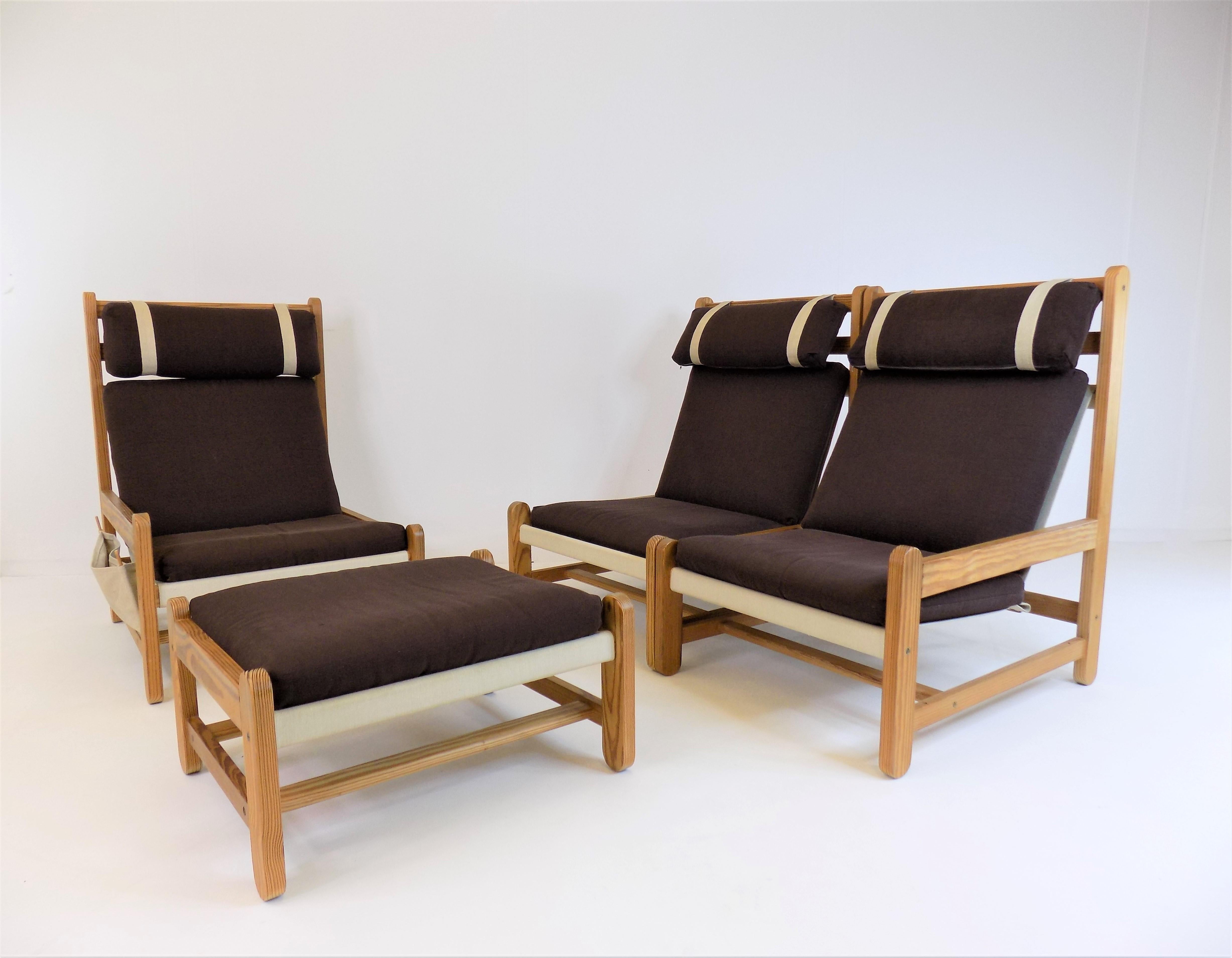 Modulares Sofa mit 3 Sitzern von Peter Ole Schionning für Niels Eilersen im Angebot 12