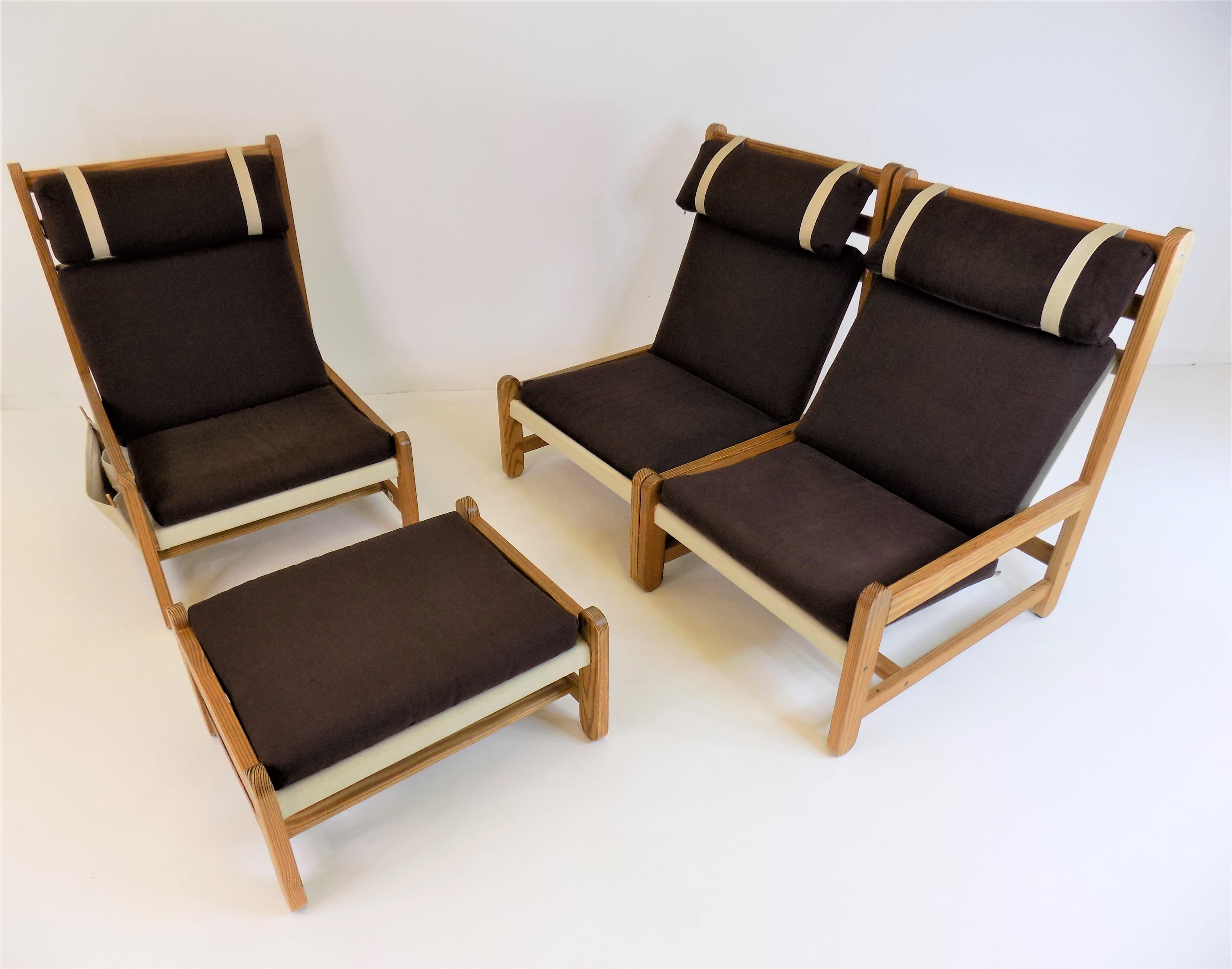3 seater modular sofa by Peter Ole Schionning for Niels Eilersen For Sale 1