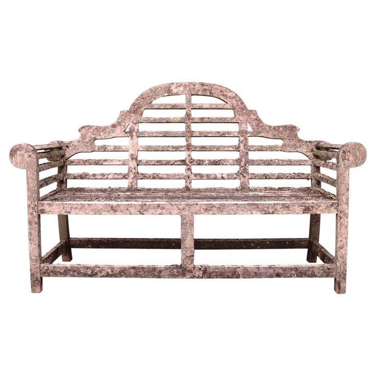 3 Seater Reclaimed Garden Bench Seat For Sale at 1stDibs