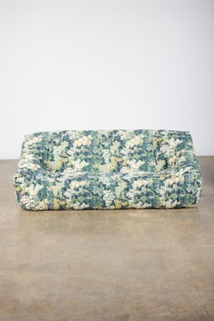 3-Seater Sandra Sofa, Newly Upholstered Tapestry by Annie Hiéronimus for Cinna