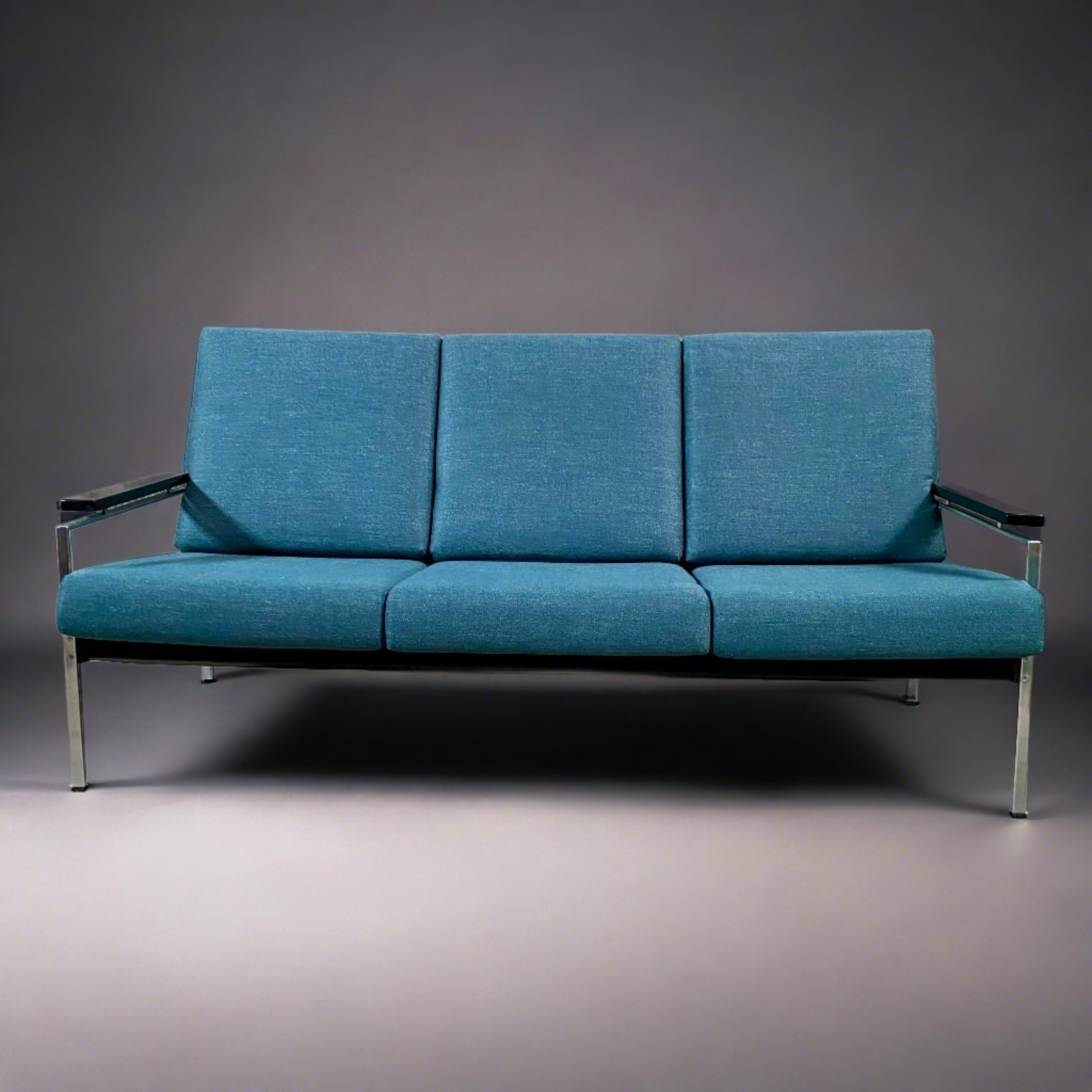Mid-Century Modern 3-seater Sofa by Rob Parry for Gelderland, Netherlands 1970 For Sale