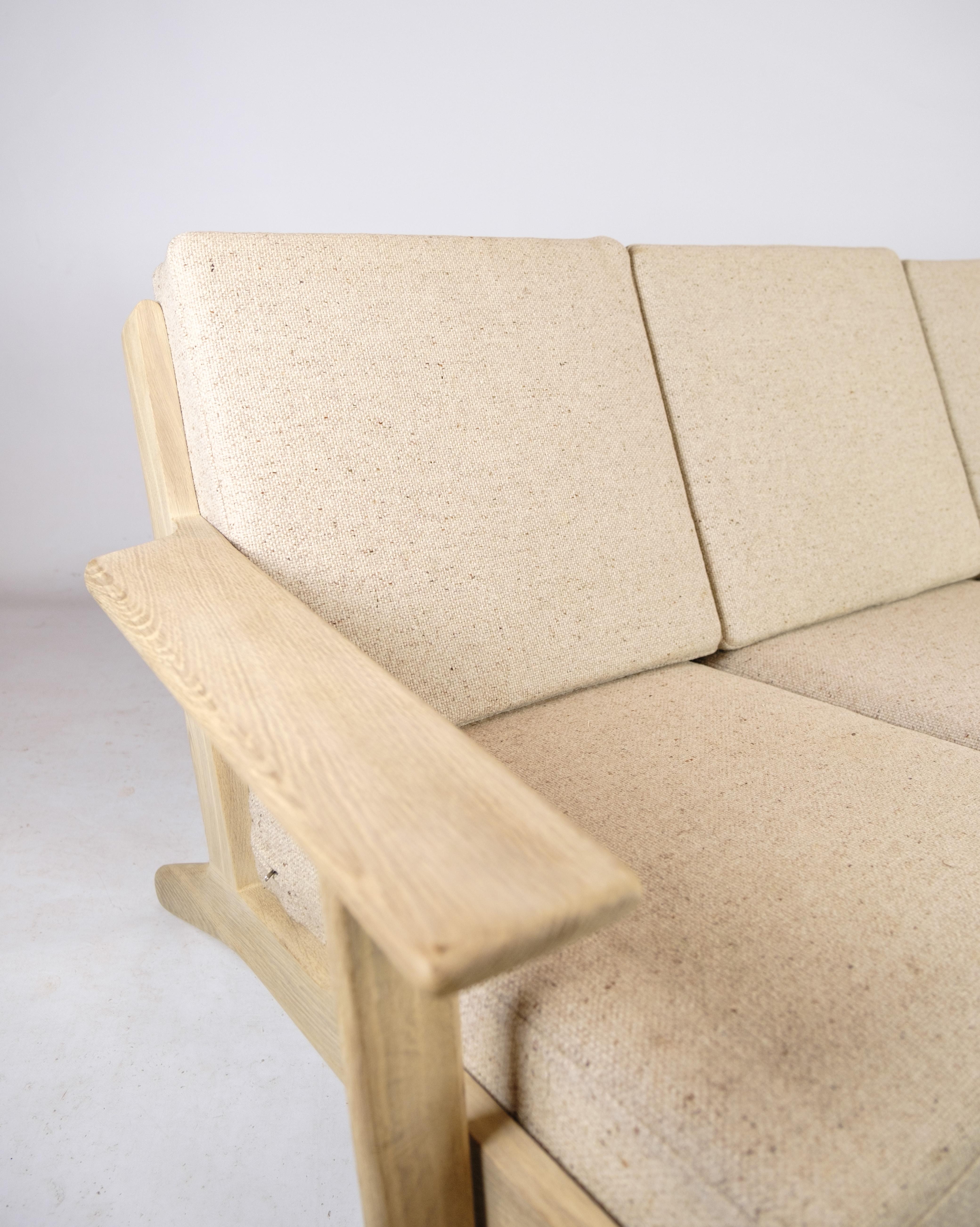 Mid-20th Century 3 Seater Sofa Model GE290 By Hans J. Wegner From 1953s For Sale