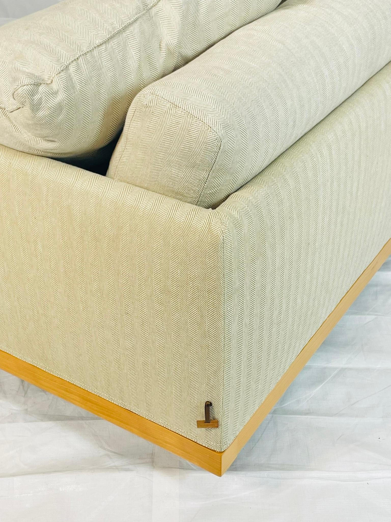 3 Seater Sofa made in Italy by Antonello Mosca for Giorgetti, Italian Modern en vente 7