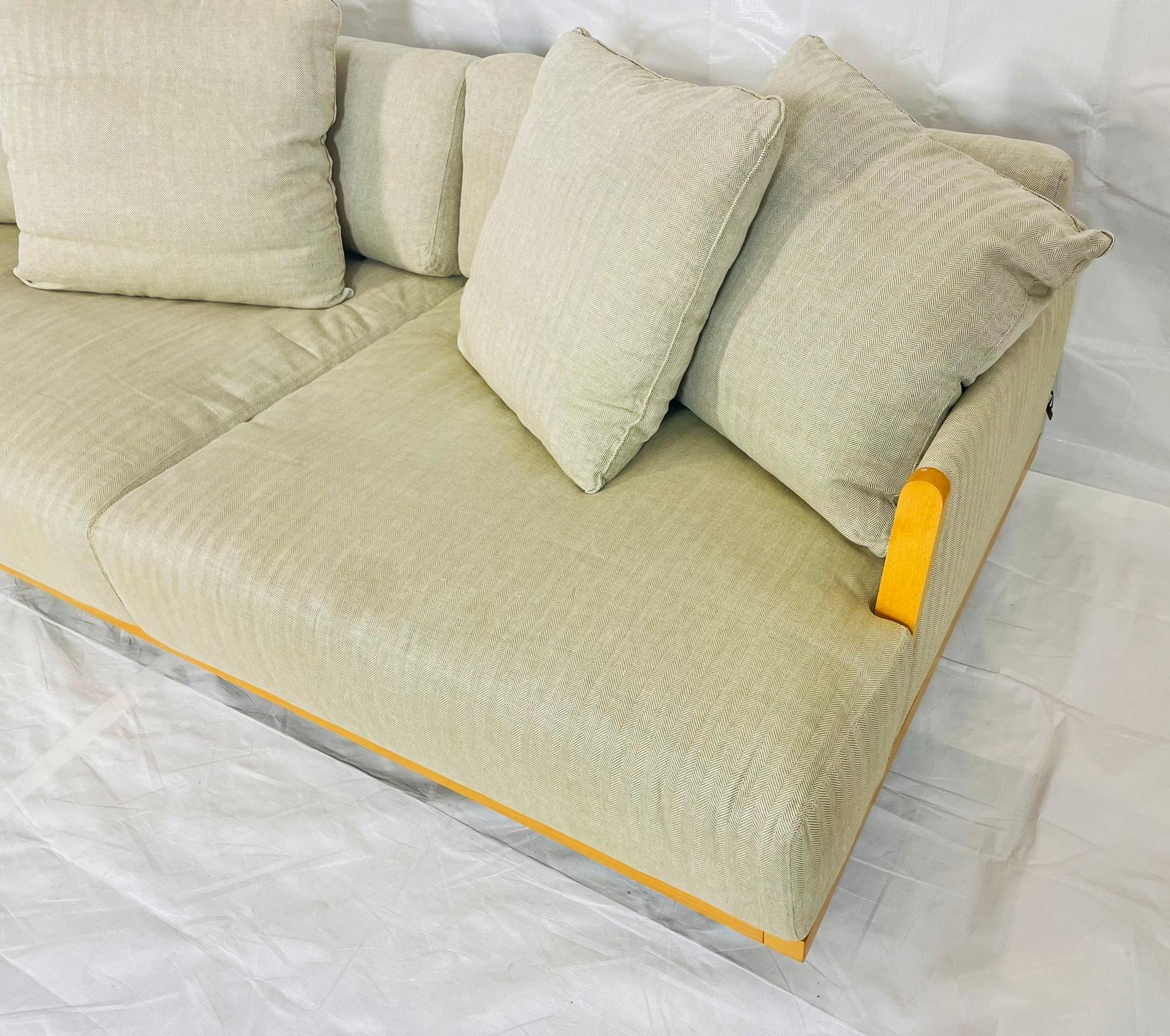 3 Seater Sofa made in Italy by Antonello Mosca for Giorgetti, Italian Modern en vente 8