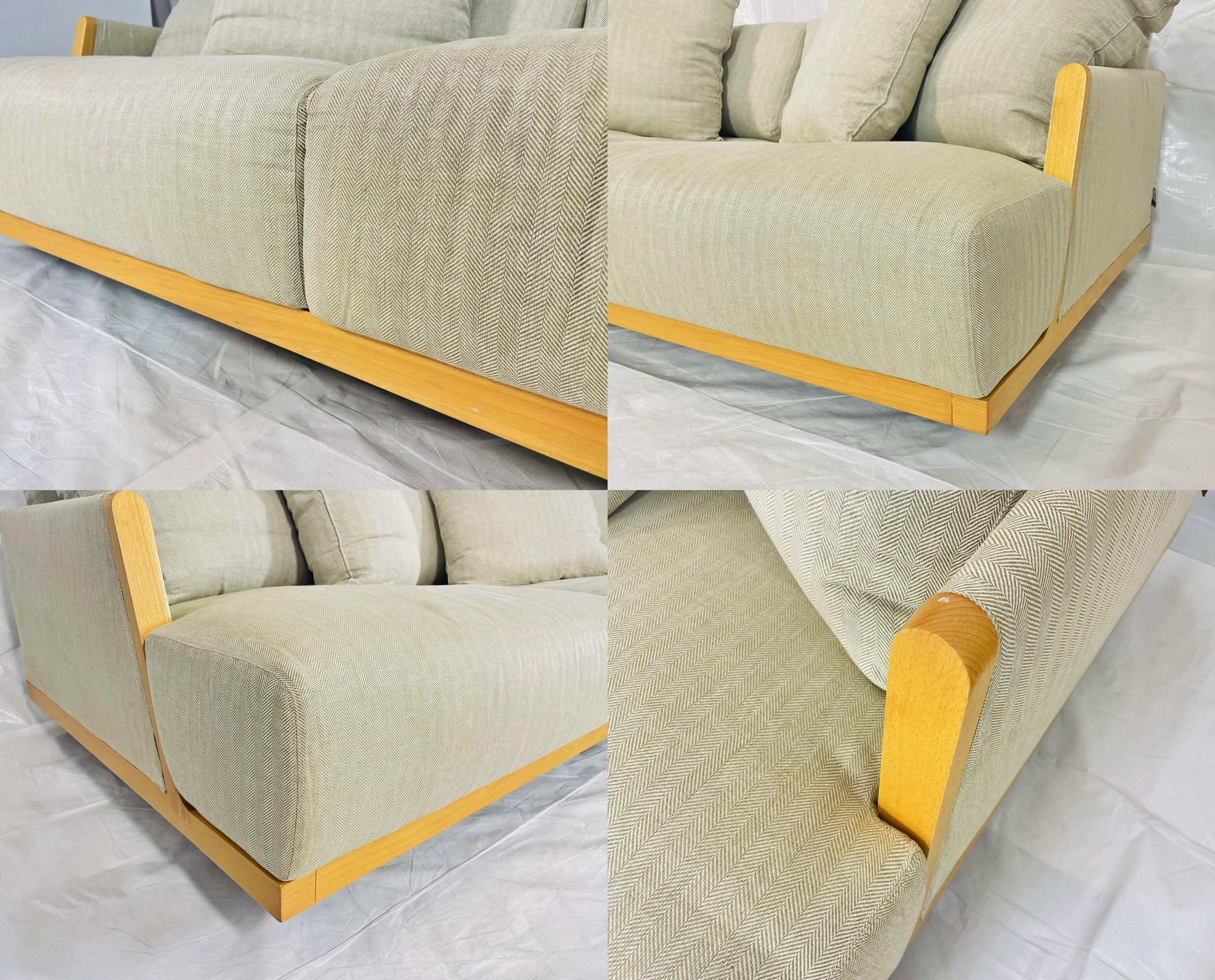 3 Seater Sofa made in Italy by Antonello Mosca for Giorgetti, Italian Modern en vente 9