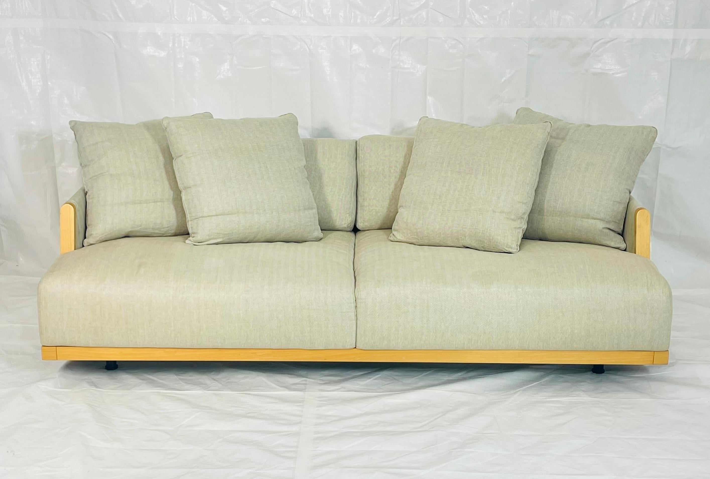 Moderne 3 Seater Sofa made in Italy by Antonello Mosca for Giorgetti, Italian Modern en vente