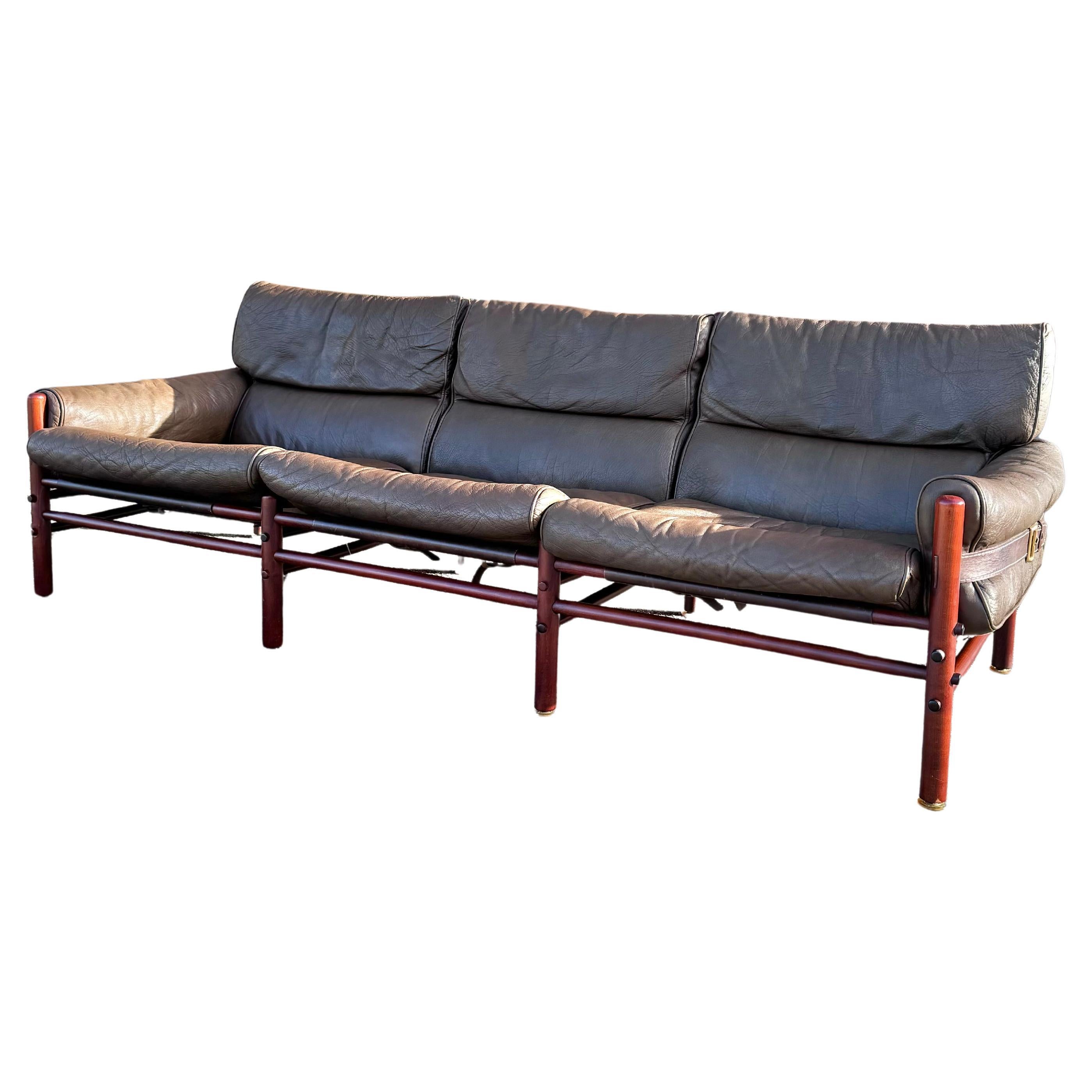 3-sitziges kontiki-Sofa von Arne Norell im Angebot