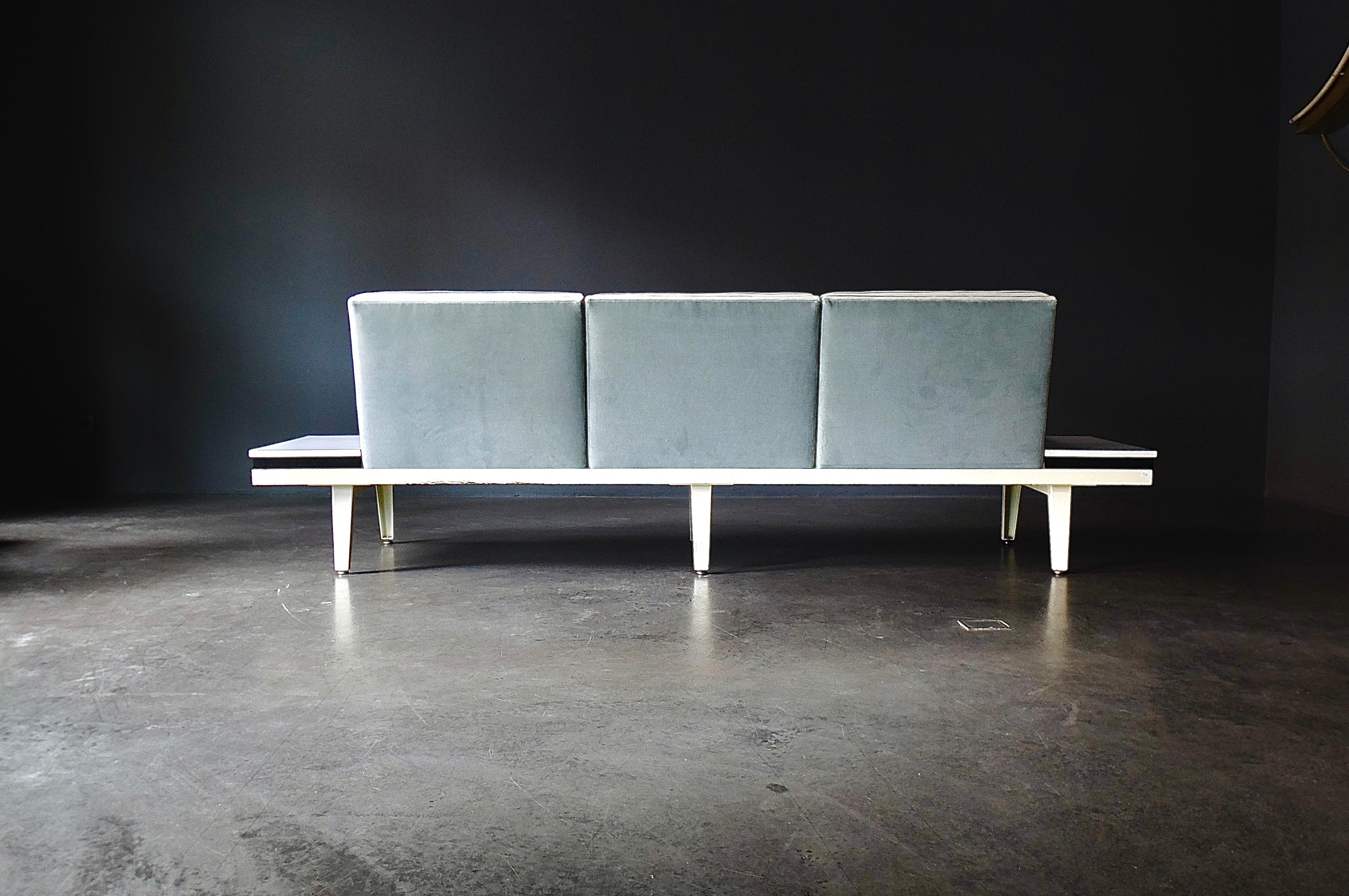 3-Seat Steel Frame Sofa, George Nelson for Herman Miller in 1960 In Good Condition In Munster, NRW