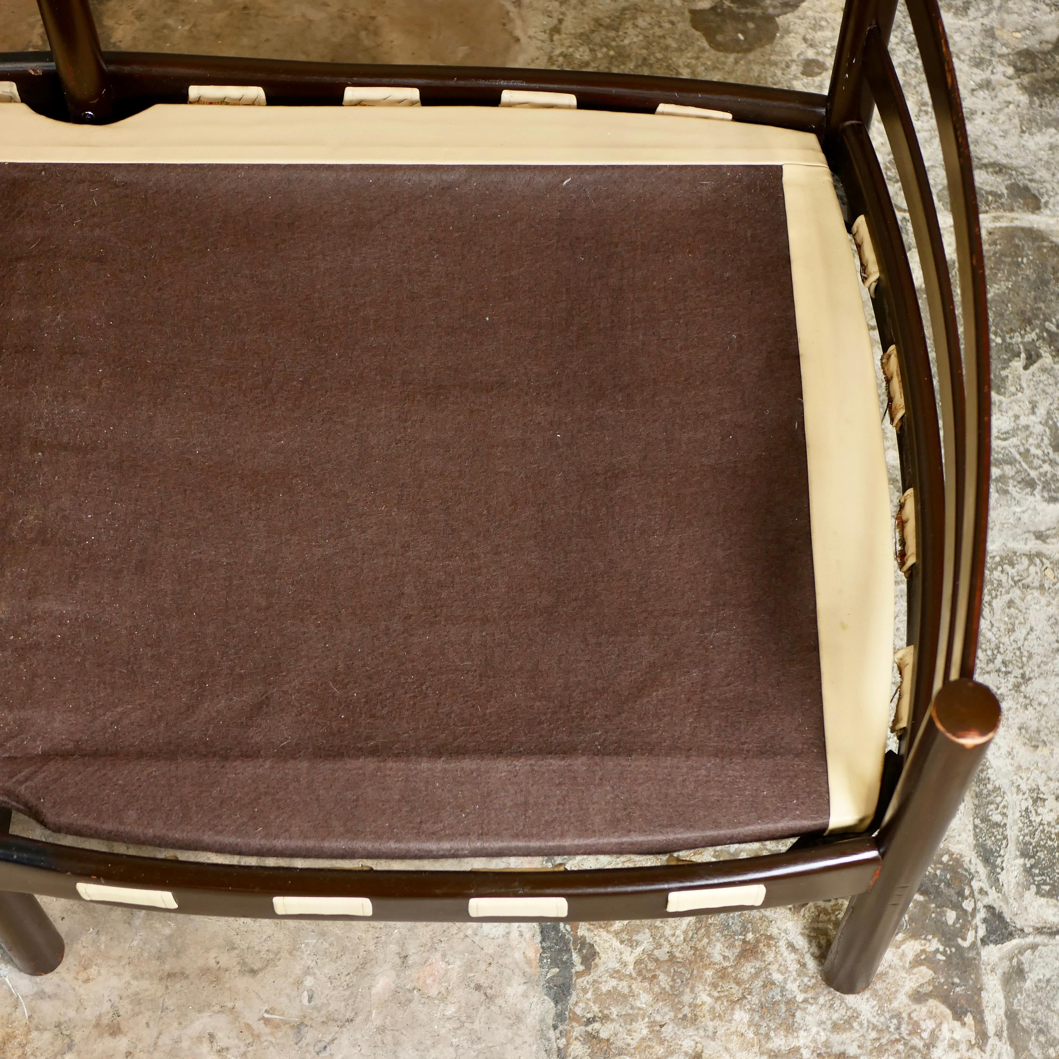 3-seats scandinavian leather sofa by Sven Ellekaer for Coja, 1970s 13