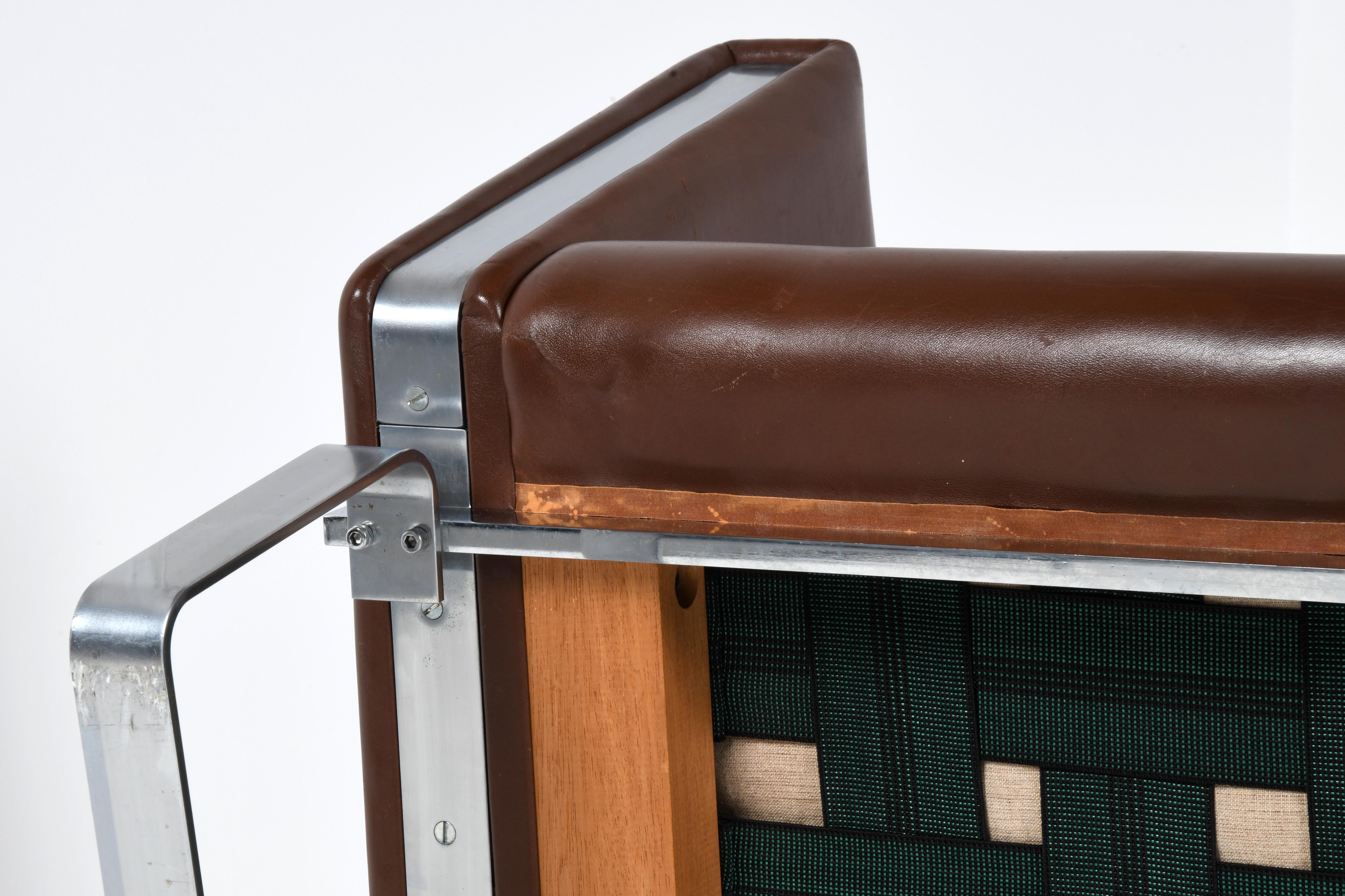 3 seats sofa brown leather JH 803 design by Hans Wegner for Johannes Hansen 70s 9