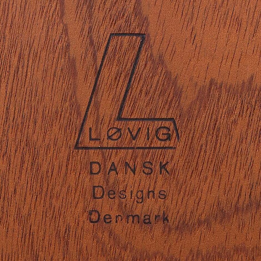 3 section Danish Modular library / chest of drawers in teak with brass handles In Good Condition In København K, 84