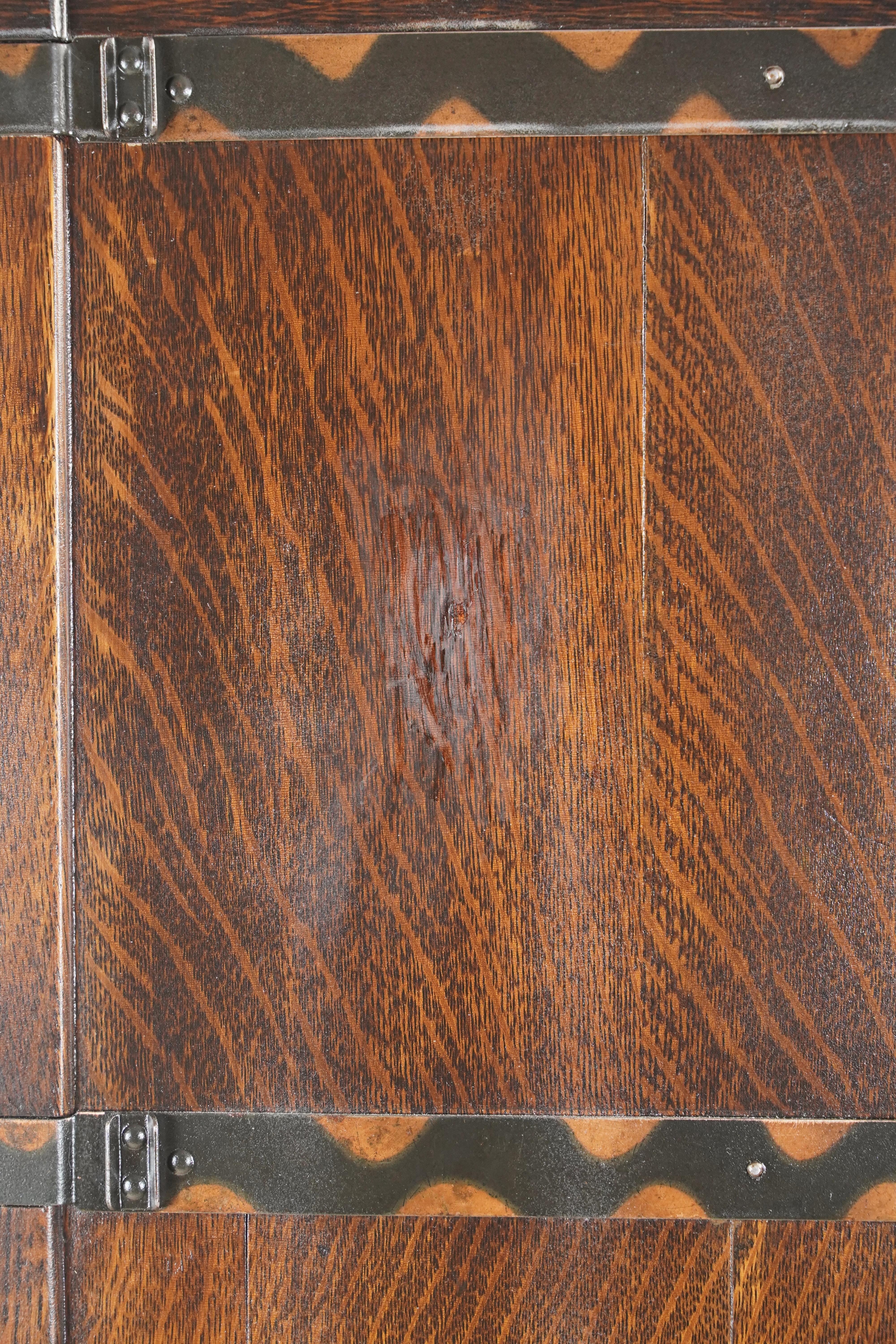 Libreria a 3 sezioni in Oak Oak Quartersawn Barrister in vendita 2