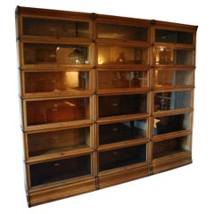 3 sets of Globe Wernicke bookcases 3 sets of Globe Wernicke bookcases