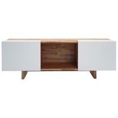 3X Shelf with Base Solid English Walnut LAXseries by MASHstudios