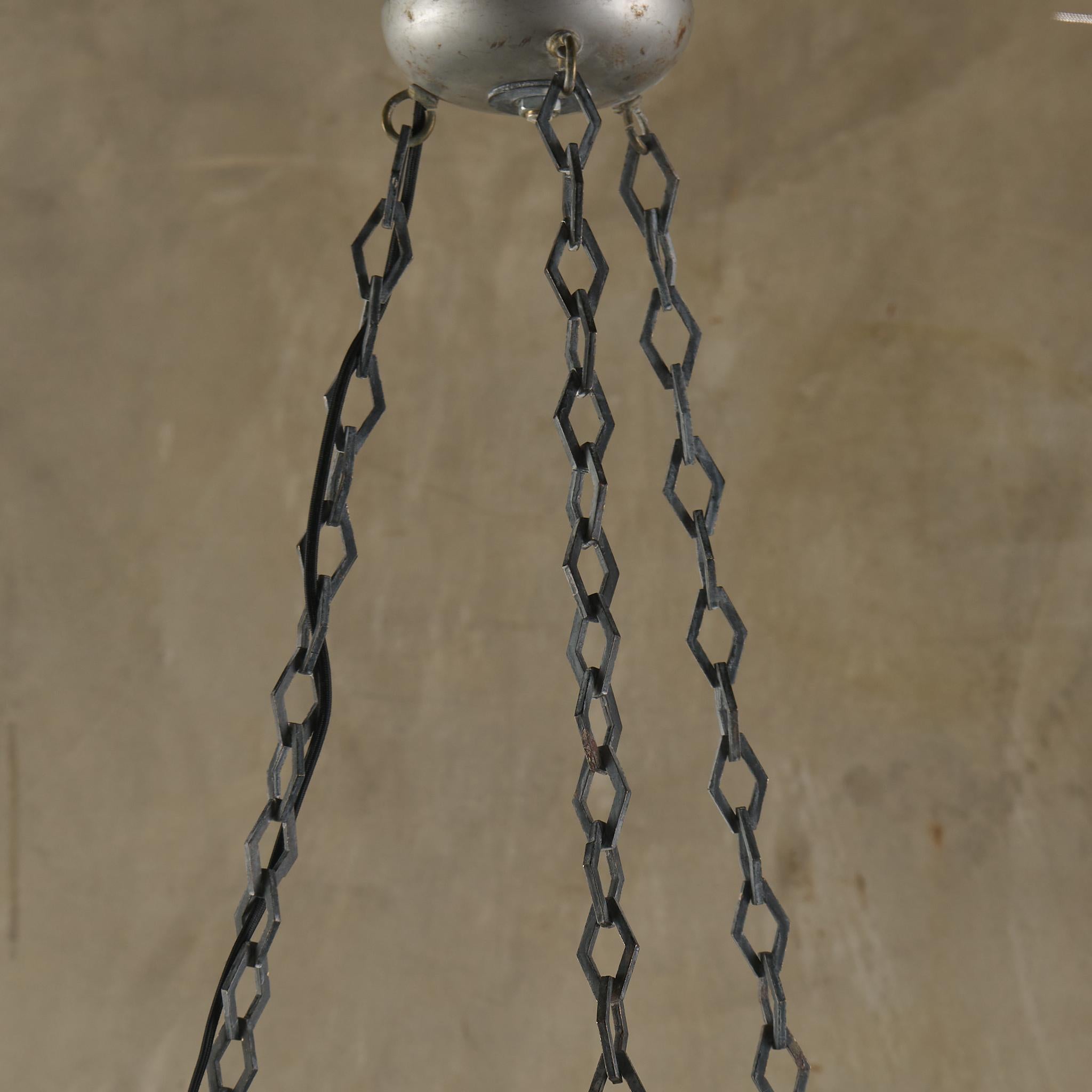 Forgé Suspension à 3 faces à la manière de Poliarte en vente