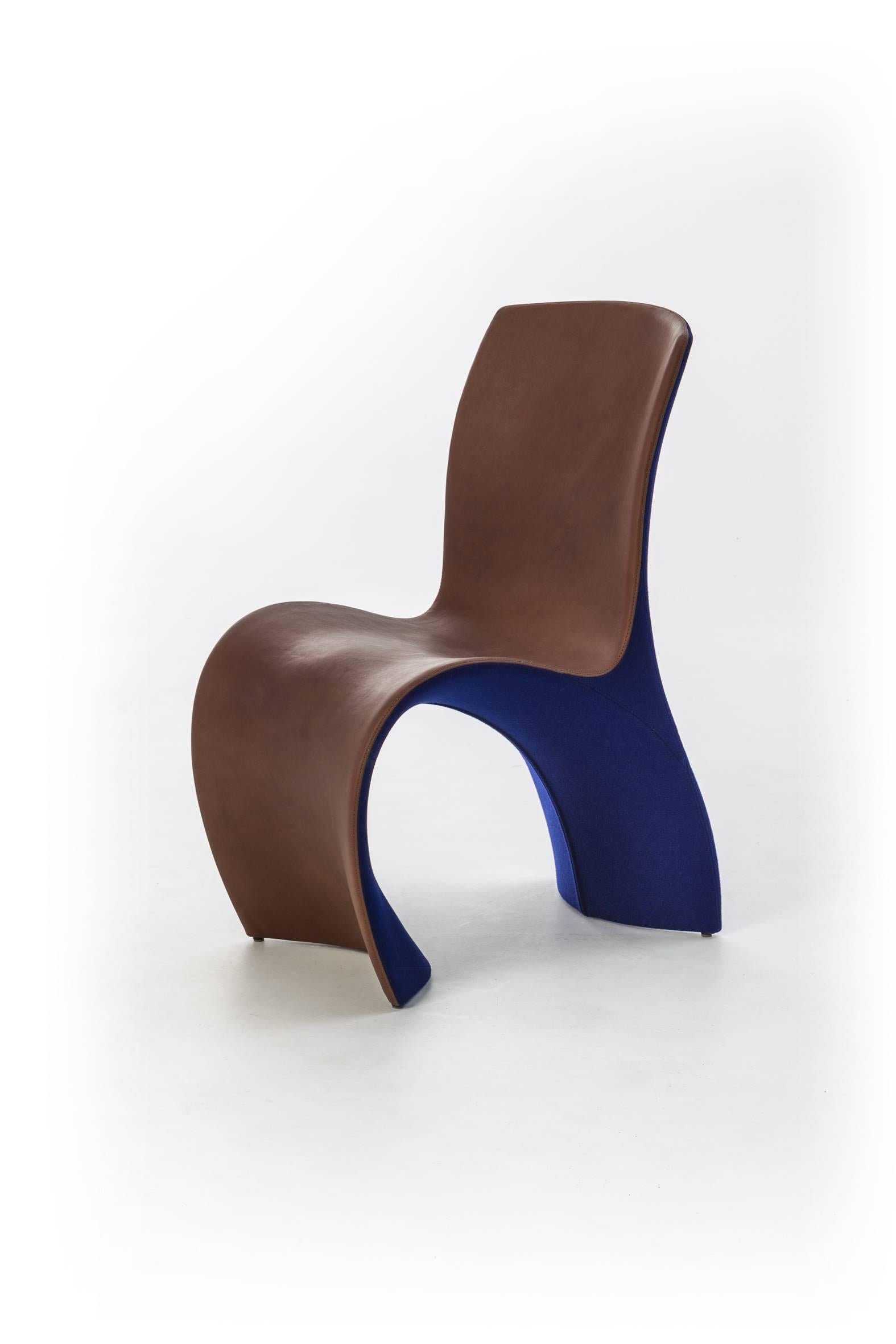 3 Skin Soft Chair by Ron Arad Upholstered in Fabric or Leather for Moroso In New Condition For Sale In Rhinebeck, NY