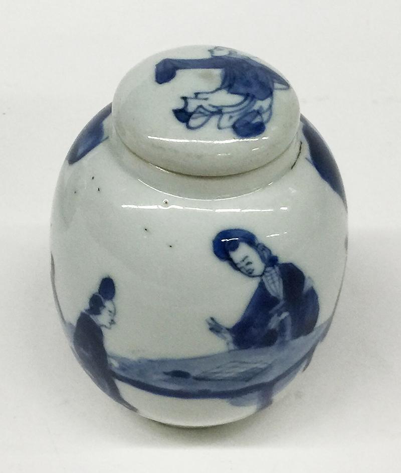 3 Small Chinese Porcelain Lidded Ginger Jars, 18th-19th Century 2