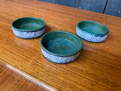 3 petits ramequins à Quimper vers 1930