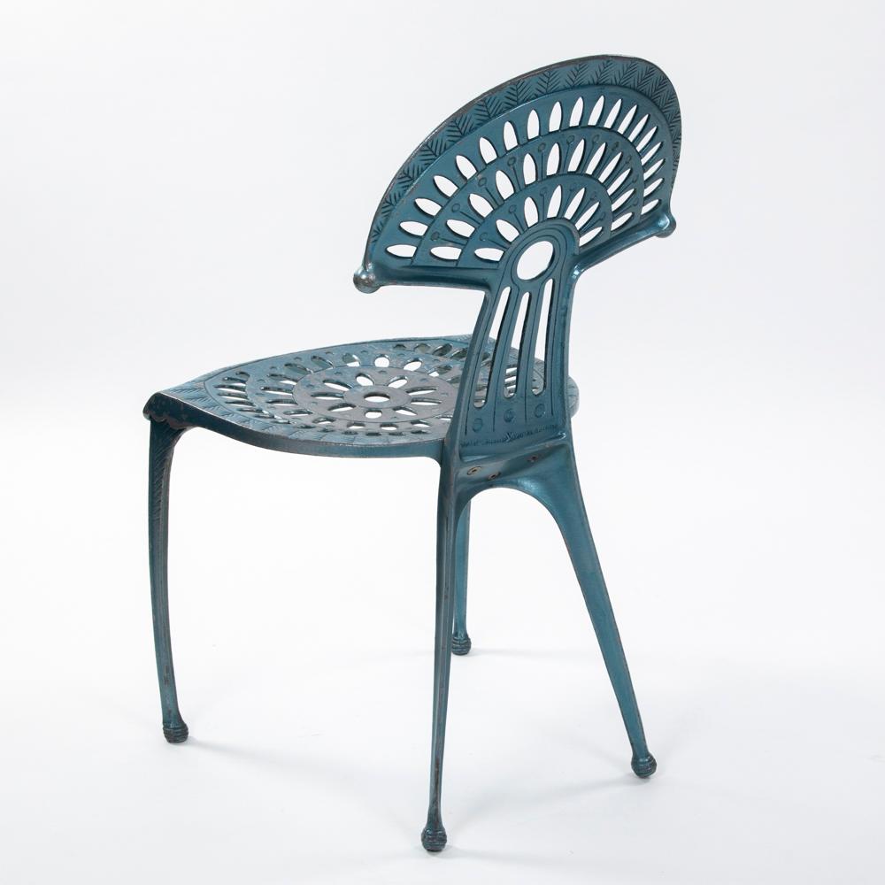 3 chaises espagnoles Turquise Aluminium Vintage d'Oscar Tusquets Blanca des années 1980 en vente 2