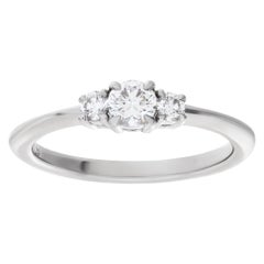 3 Stone Diamond Ring in Platinum, Tiffany & Co.