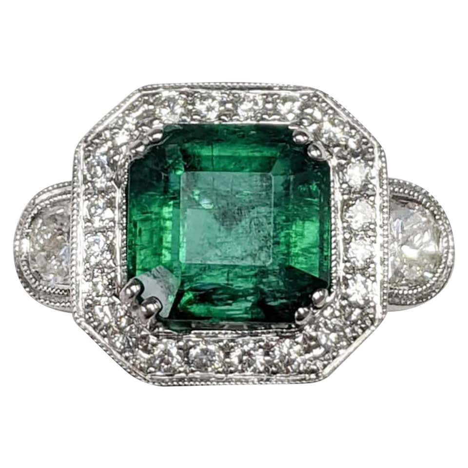 CARTIER Emerald Cut Diamond Signet Ring at 1stDibs | emerald cut signet ...