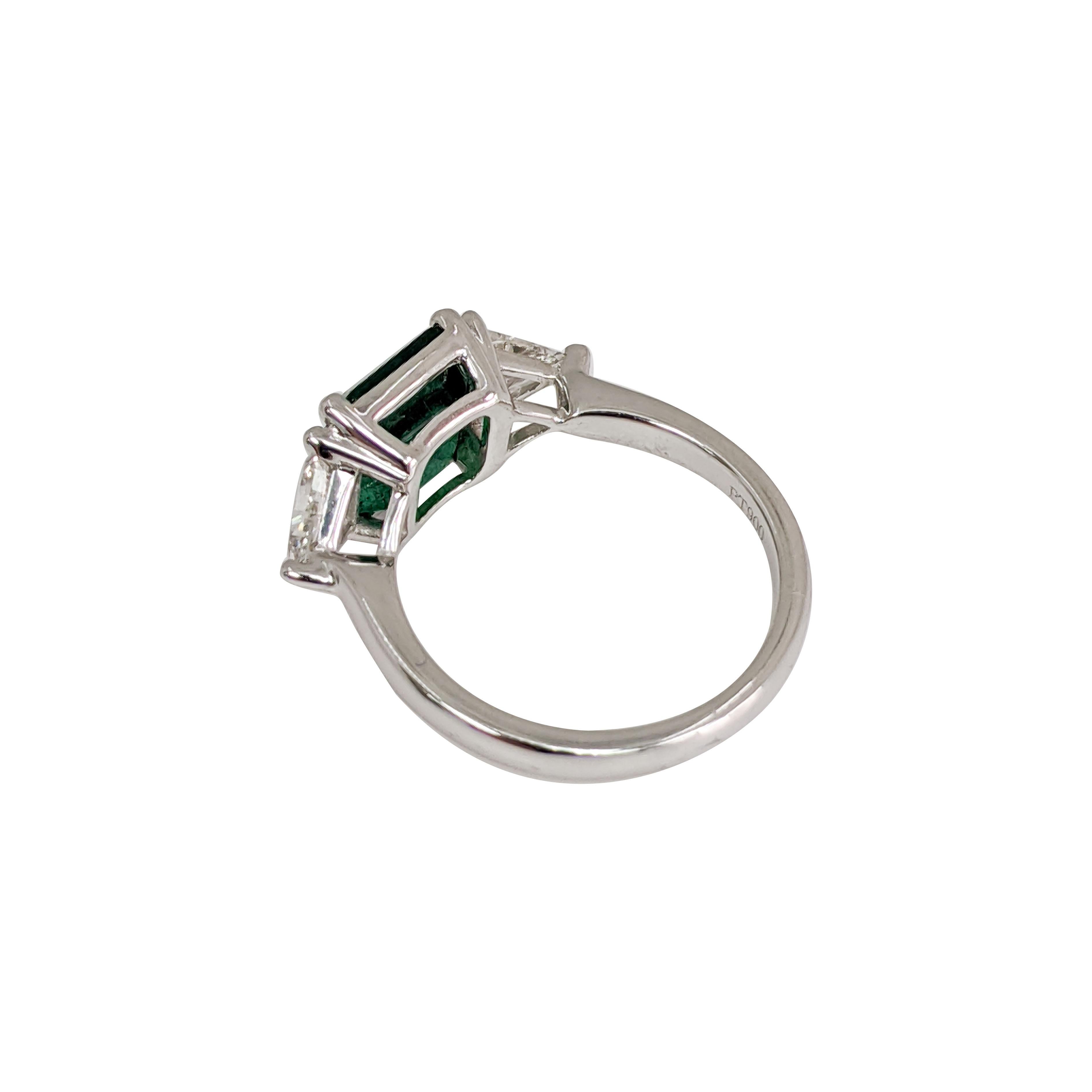 emerald cut with trillions