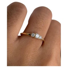 3 stone Moissanite Round Cut Engagement Ring 925 Sterling Silver Wedding Gift. 3 stone Moissanite Round Cut Engagement Ring 925 Sterling Silver Wedding Gift.