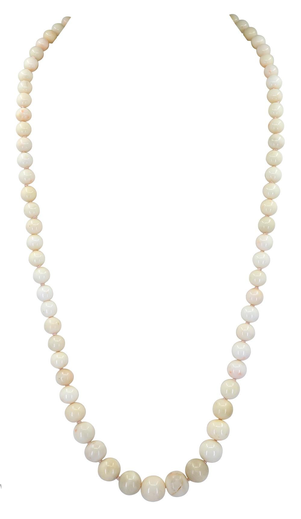 collana di corallo bianco