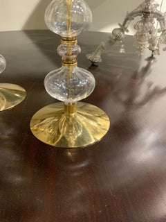 3 tall candelholders Erik Hoglund Sweden circa 1970