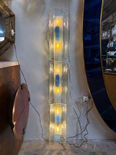 3 Tier 1970s Murano Glass Wall Sconces by Carlo Nason for AV Mazzega – Set of 2