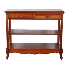 3-Tier French Walnut Server