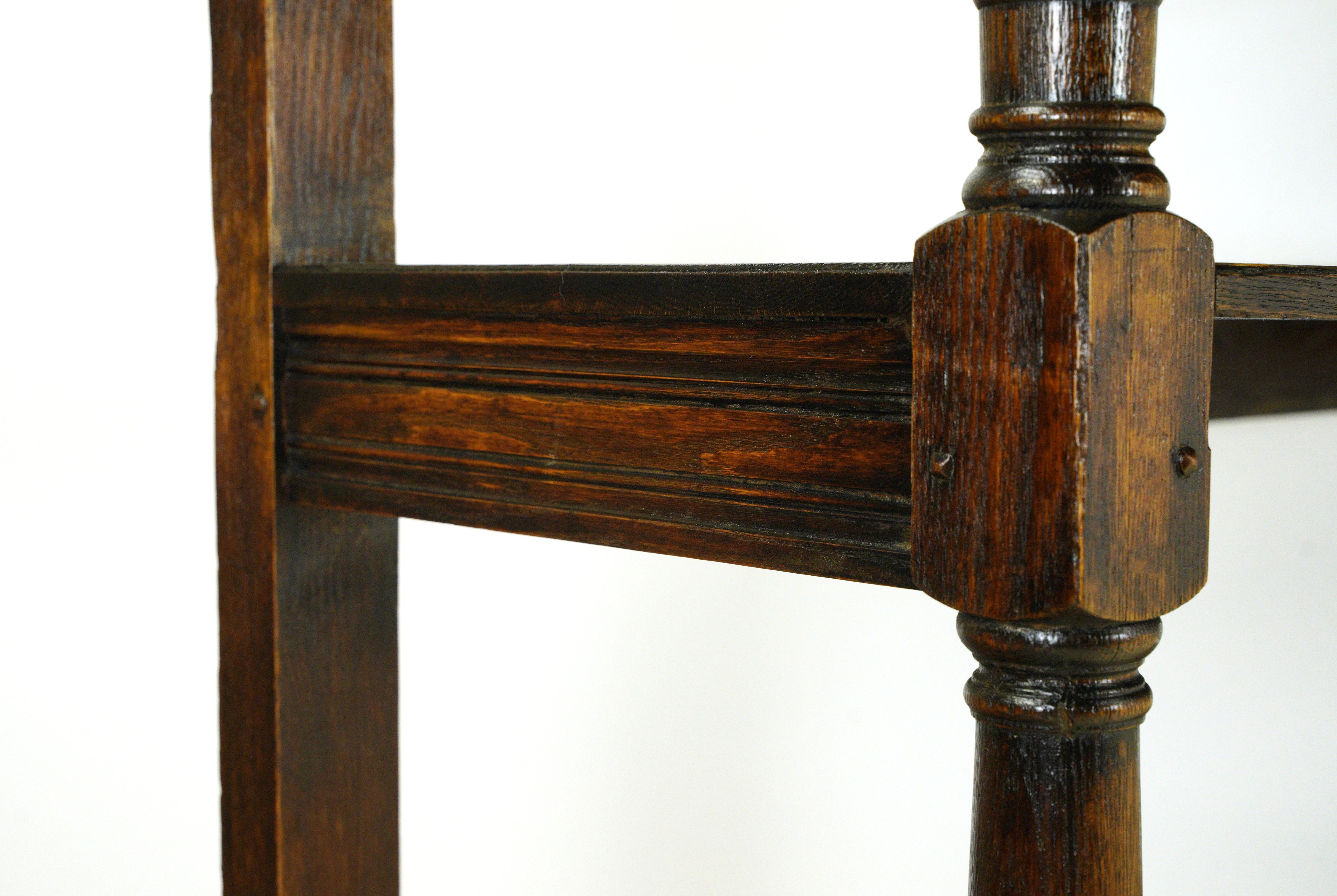 3 Tier Oak Shelf Unit from Union Theological Seminary in Manhattan For Sale 1